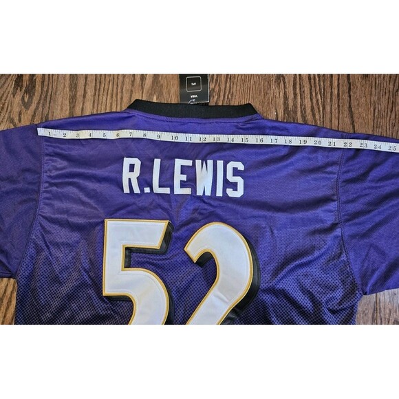 Ray Lewis #52 Baltimore Ravens NFL Nike On Field Jersey NWT Sz 48 Purple Ombre - Picture 3 of 12